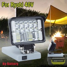Led Work Light Flood Light Torch For Workshop Camping Lamp For Ryobi 40v Battery Led Work Light Flood Light Torch For Workshop Camping Lamp For Ryobi 40v Battery