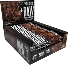 Warrior Raw Protein Bars ? 20g Protein Per Bar ? High Protein Snack Bars