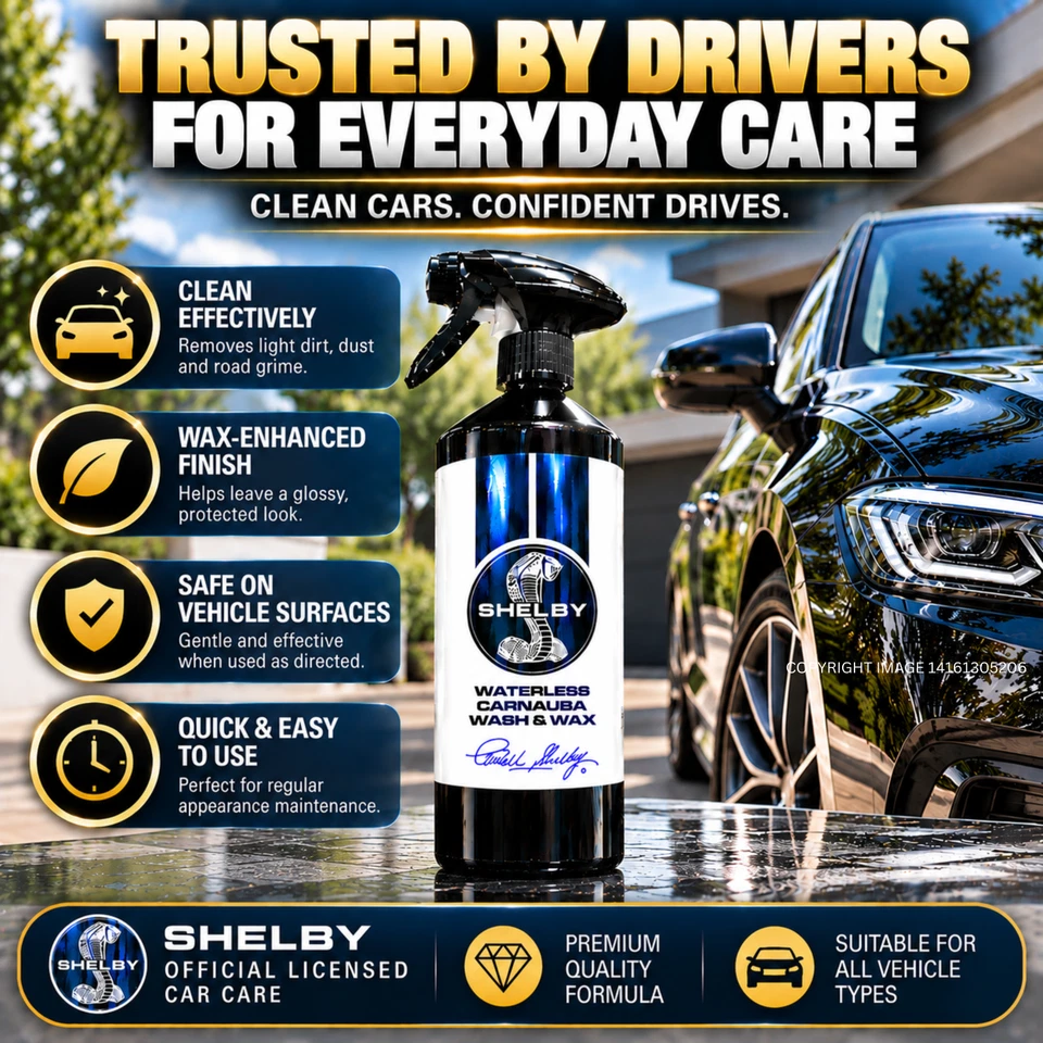 Shelby Waterless Wash and Wax product information