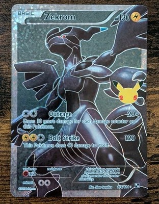 Pokemon Zekrom 114/114 Celebrations Classic Collection NM