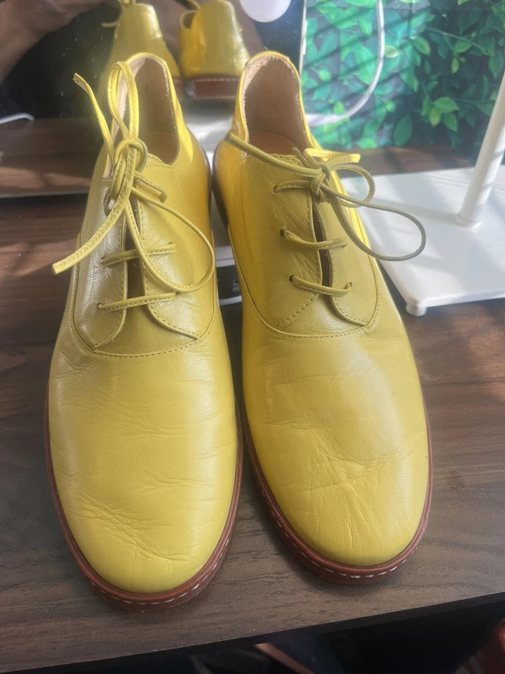 Maison Martin Margiela Calfskin leather shoes Italy Rare 37 1/2 size MM6 7 1/2 - Image 2 of 4