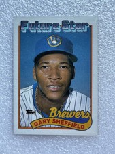 1989 Topps Future Star Gary Sheffield #343 (RC) NR
