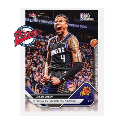 Jalen Green 36 Pt 8 3PM 2025-26 NBA Topps NOW Card 262 Presale | eBay