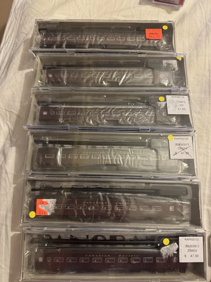 Rapido N Canadian Pacific Panorama Line Coaches Lot of 6 Brand New Boxed - Immagine 3 di 4