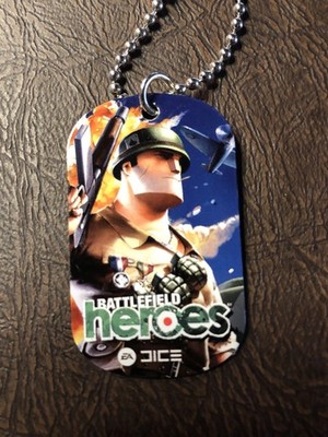 BATTLEFIELD HEROES Dog Tag Necklace EA DICE NVIDIA