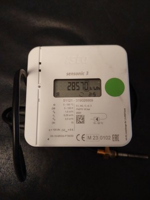 ista - sensonic 3 -  51121 - Wärmezähler: qp 1,5 - 3,0 m3/h  Koax 2''