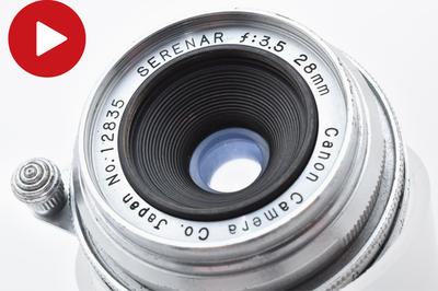S/N12835 】Canon Serenar 28mm f/3.5 LTM L39 RF Lens Wide Angle