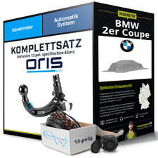 F�r BMW 2er Coupe Typ G42 Anh�ngerkupplung abnehmbar +eSatz 13pol 08.21- NEU
