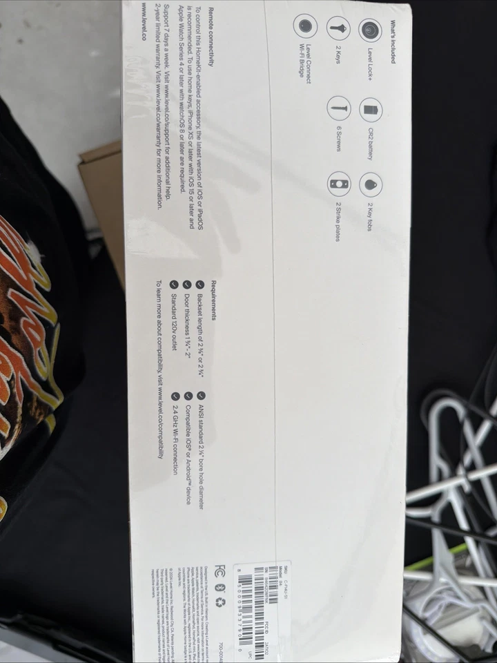 Bloqueo de nivel + Bloqueo inteligente Bluetooth Deadbolt con Apple HomeKey negro mate (C-F14U) Foto 2 de 3