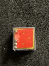 Red and Yellow Puzzle Cube 3D Puzzle Game for Kids and Adults