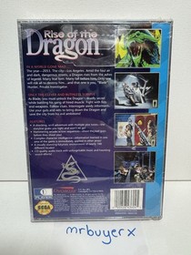 Rise of the Dragon Factory Sealed for Sega CD COMPLETE with Box and Manual CIB
