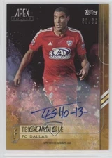 2015 Topps Apex Gold Auto /50 Tesho Akindele #29 Auto