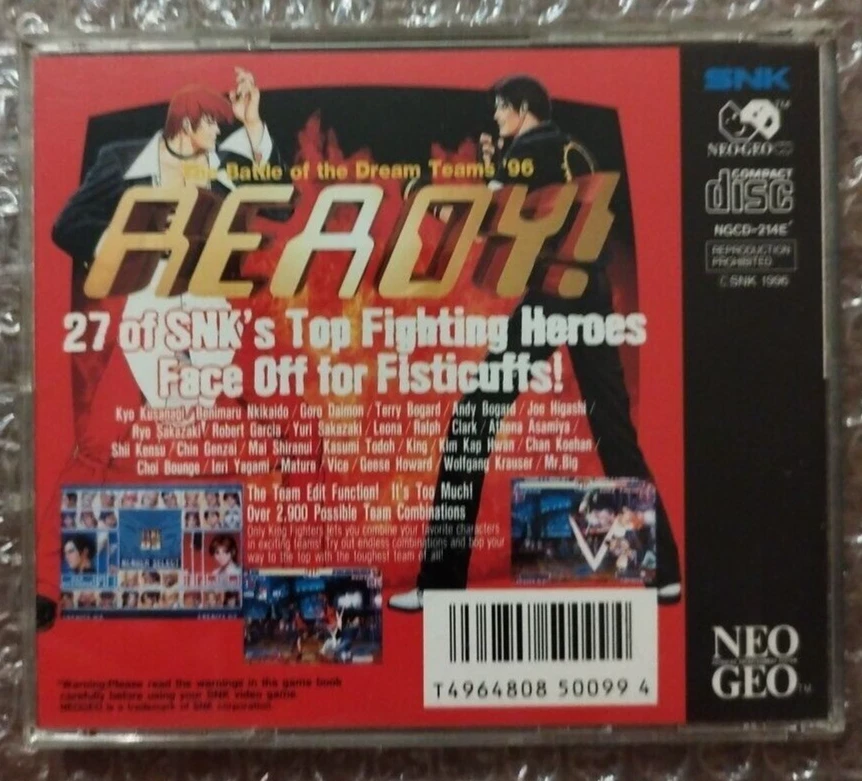 SNK Neo Geo CD - The King of Fighters '96 NTSC-U - Immagine 2 di 4