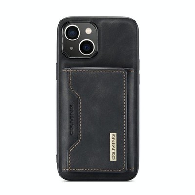 DG.MING M2 Series 3-fach Leder Case für iPhone 14 schwarz