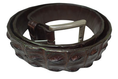 750£ PLACIDO DE LA ROSA ALIGATOR CROCODILE EXOTIC HAND MADE BELT UK 37 - 41 XXL
