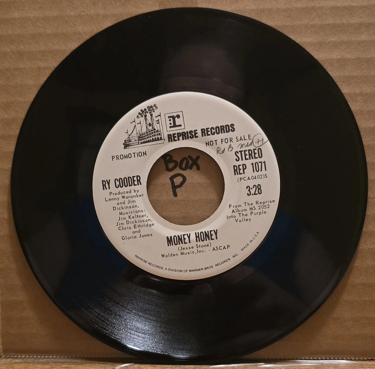 Vinyl Records Ry Cooder 7