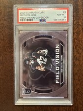 2025 Panini Donruss Elite - Field Vision Nico Collins #3 Lavender PSA 8