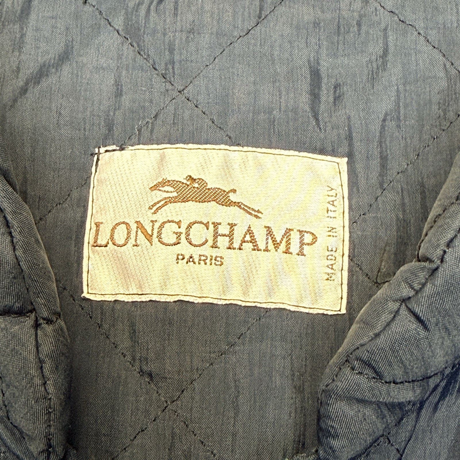 Longchamp Paris Men's Jacket Quilted Vintage 90's Size US Medium or EU 48 image 3