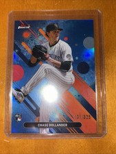 2025 Topps Finest - Common Chase Dollander #66 Sky Blue Refractor /325 (RC)