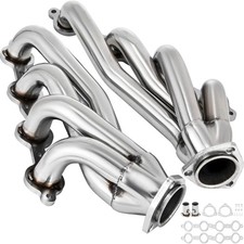 Premium 1 58 Polished Manifold Headers For Chevy Corvette V8