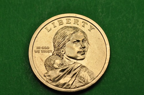 2024-P FDC Zecca di zecca Stato (Sacagawea/Nativi americani) moneta da un dollaro USA - Foto 2 di 2