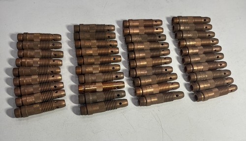 TIG Weldcraft Torch Collets Collet Body Made in USA Different Sizes Big Lot