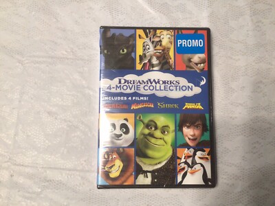 DreamWorks 4-Movie Collection (DVD) DRAGON,SHREK,KU FU PANDA