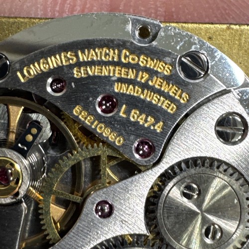 Reloj Longines Wittnauer vintage 10k GF 3264-428 17 joyas L847.4 suizo raro - Imagen 6 de 20