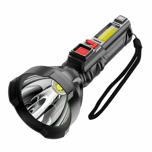 Super Bright 10000000LM Torch LED Flashlight USB Rechargeable Tactical Light - Picture 9 of 11