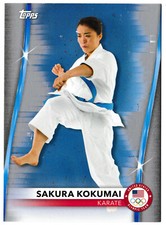  2020/2021 Topps Tokyo Olympics Team USA Silver Parallel #12 Sakura Kokumai