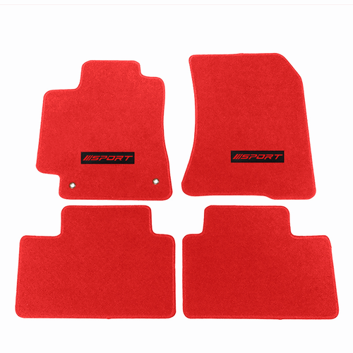 Fits 0105 Lexus IS300 Red Floor Mats Car Carpet Nylon Front Rear with