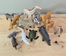 Vintage Assorted Safari Animal Figures Lot Am Limes Made In China
