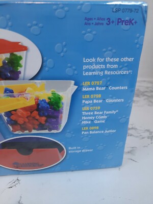 Learning Resources Baby Bear Balance Set - Math Scale With 102 Counting Bears