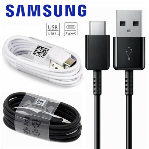 Type C Cable Fast Charger for Genuine Samsung Galaxy S10 S20 S21 S22 Note Plus - Picture 1 of 7