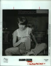 1992 Press Photo Entertainer Shawn Colvin to perform at Rockefeller's