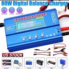 80W Fast Digital Balance Charger for iMAX B6 AC LCD RC LiPo LiFe NiCD Battery