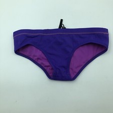Nike Reversible Purple Bikini Swimsuit Bottom Drawstring Medium