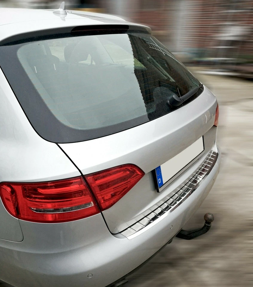 Protector de Parachoques trasero compatible Audi A4 B8 8K Avant 2007-2015 Acero - Imagen 3 de 4