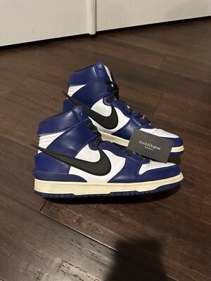 Size 12 - Nike AMBUSH x Dunk High Deep Royal