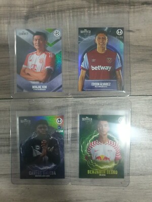 Topps Summer Signings UEFA 23/24 Numbered Cards X 4 