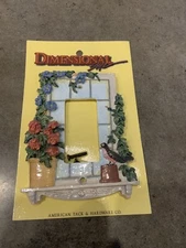 Vtg American Tack & Hardware Co. Dimensional Single Decora Switch Plate NOS