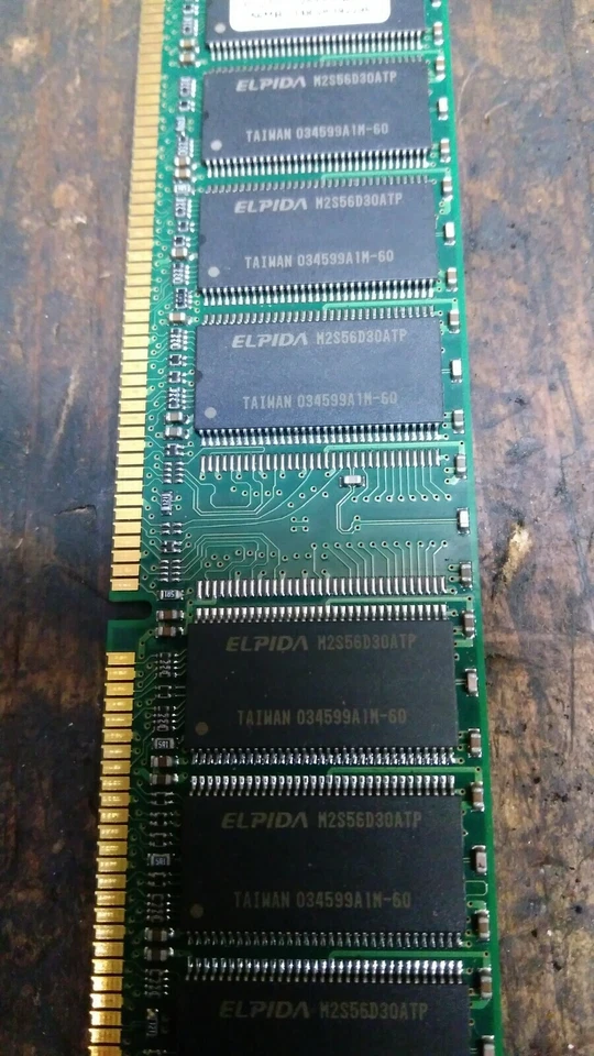 EBD25UC8AAF A 6B 256MB PC-2700U-2533c0-a1 Random Access Memory RAM Dell 2400 - Image 4 of 4