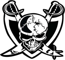 Vinyl Decal Car Truck Sticker Wall NFL Football Las Vegas Raiders Nation Logo 2