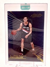 2017-18 Absolute Rookies Zach Collins #75 Rookie Card RC Portland Blazers Sealed. rookie card picture