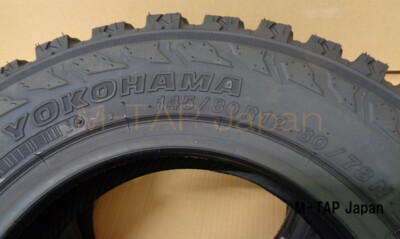 4x YOKOHAMA 145/80R12 Geolandar MT G003 Light Truck Tires Snow Mud