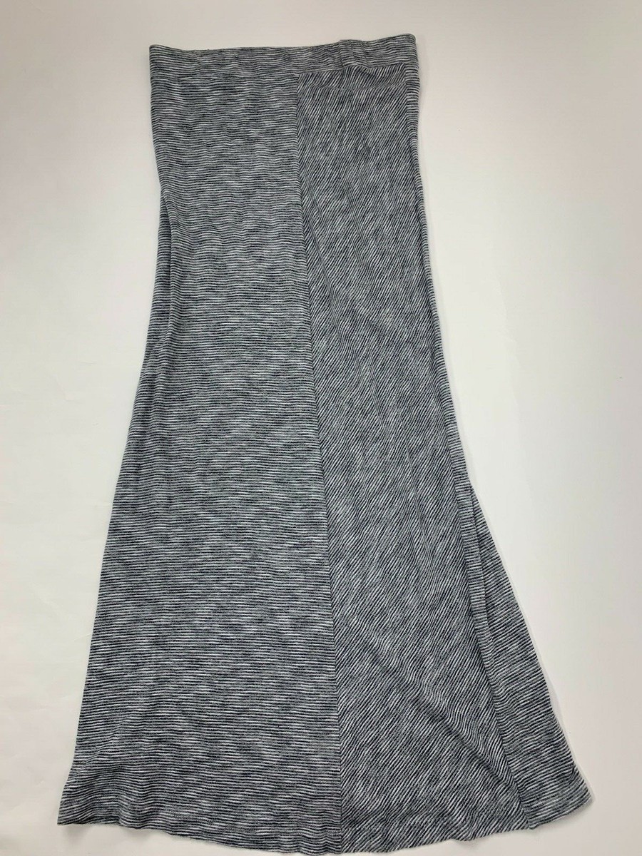 Lou & Grey Ann Taylor Loft Gray Heather Space Dye Maxi Skirt