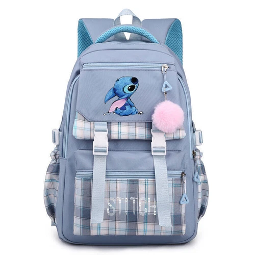 Lilo Stitch Backpack Kids School College Student Laptop Bag Travel Rucksack DE - Bild 9 von 9
