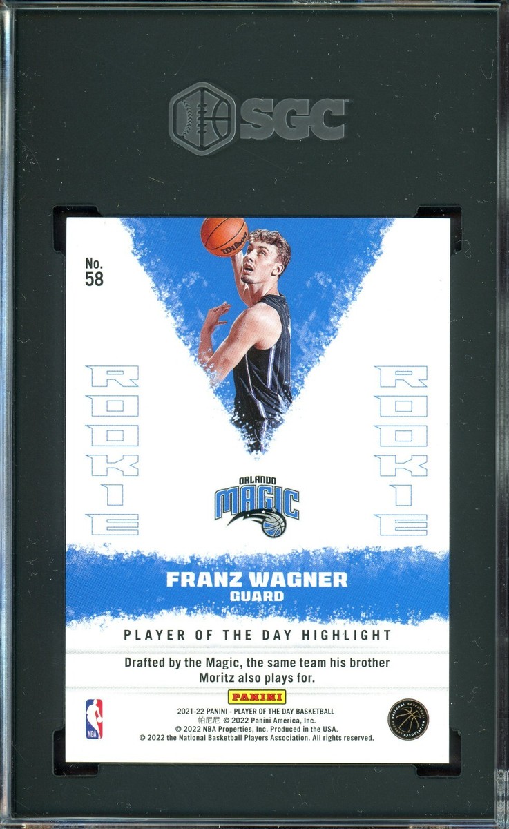 FRANZ WAGNER ~ 2021 Panini Player of the Day Kaboom #58 (#89/99