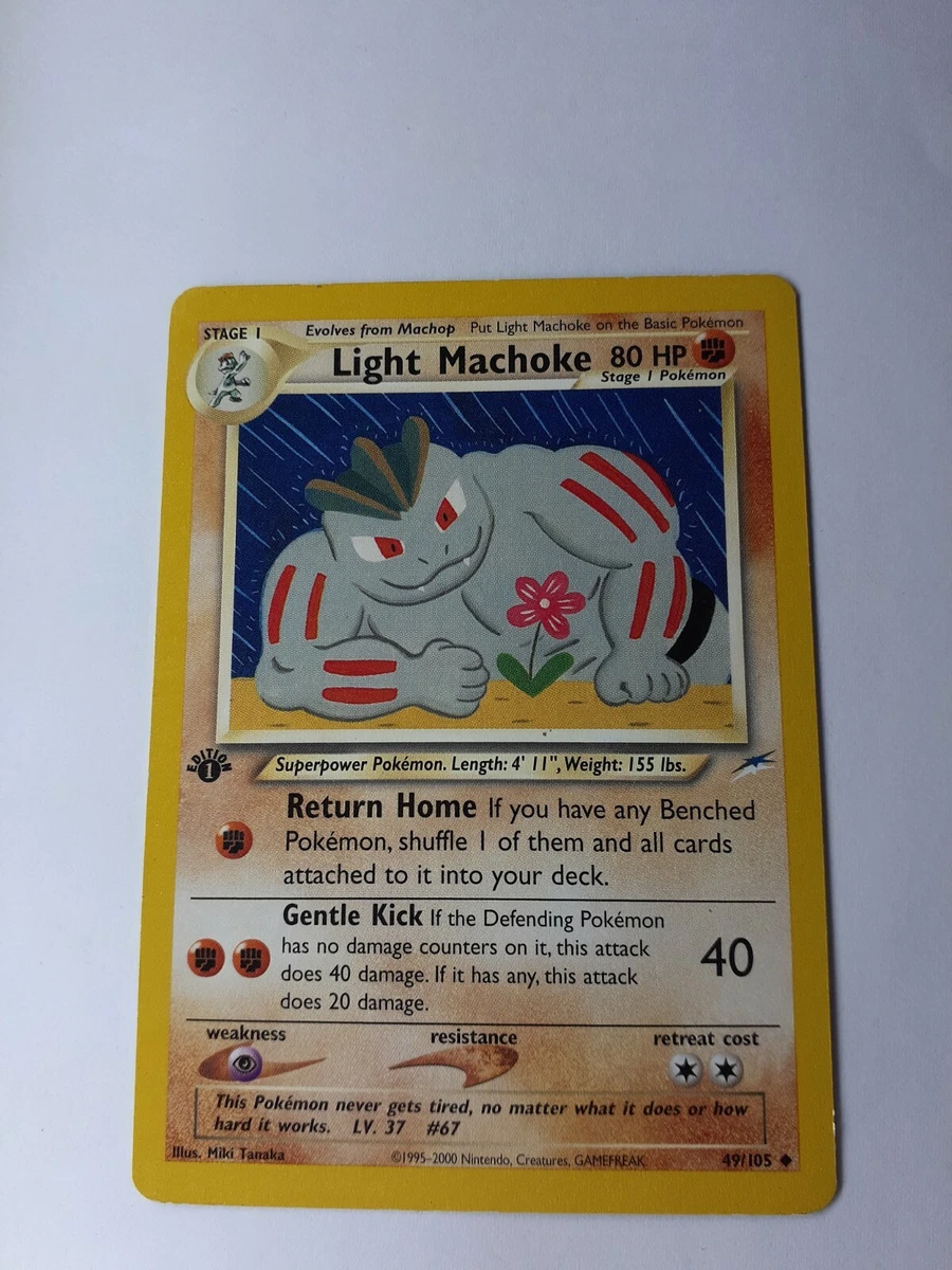 ???? Light Machoke 1st Edition 49/105 Neo Destiny VINTAGE Cute ...