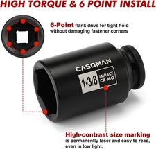 Williams 1/2 Antrieb 6-Punkt Deep Socket – Super Stabil, Perfekt Für Tiefe Muttern & Schrauben